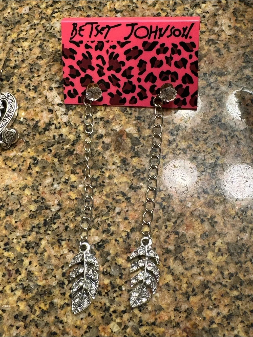 Betsey Johnson dainty leaf